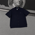 Ralph Lauren T-shirt Convertible Collar Button-Front Knit Tee