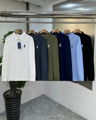 Ralph Lauren Slim Fit Long Sleeve Polo Shirt
