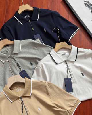 Ralph Lauren Polo Shirt Contrast Trim Cotton Piqué Polo