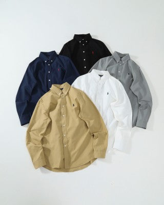 Ralph Lauren Shirt Cotton Oxford Button Down Long Sleeve Shirt