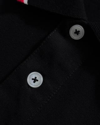Ralph Lauren Contrast Stripe Cotton Piqué Polo Shirt