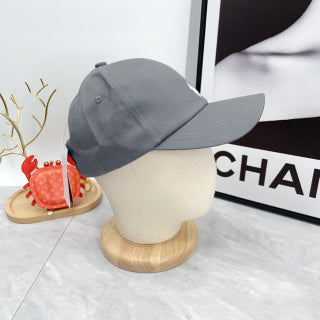 Ralph Lauren Hat Slate Gray White Pony Curved-Brim Baseball Cap