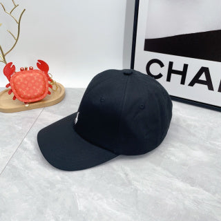 Ralph Lauren Hat Black White Pony Curved-Brim Baseball Cap