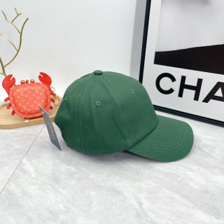 Ralph Lauren Hat Green Tonal Pony Curved-Brim Baseball Cap