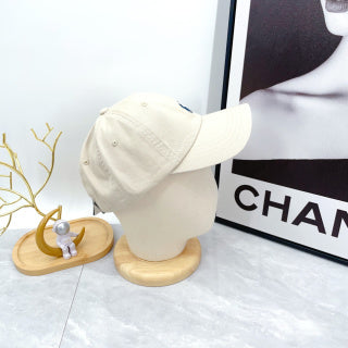 Ralph Lauren Hat Cream White Navy Pony Curved-Brim Baseball Cap