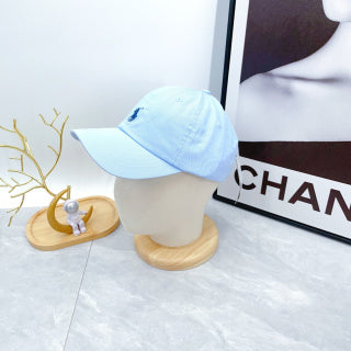 Ralph Lauren Hat Ice Blue Navy Pony Everyday Baseball Cap