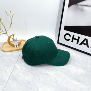 Ralph Lauren Hat Emerald Green Pink Pony Curved-Brim Baseball Cap