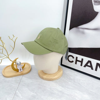 Ralph Lauren Hat Olive Green Light Pony Low-Profile Baseball Cap
