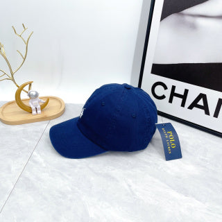 Ralph Lauren Hat Cobalt Blue White Pony Everyday Baseball Cap