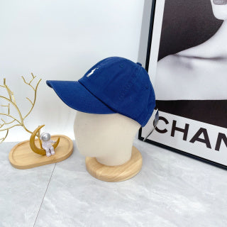 Ralph Lauren Hat Cobalt Blue White Pony Everyday Baseball Cap
