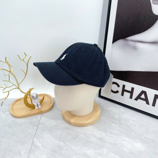 Ralph Lauren Hat Ink Navy White Pony Low-Profile Baseball Cap