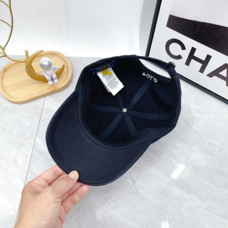 Ralph Lauren Hat Ink Navy White Pony Low-Profile Baseball Cap