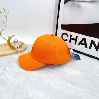 Ralph Lauren Hat Bright Orange Green Pony Baseball Cap
