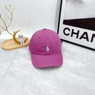 Ralph Lauren Hat Orchid Purple Light Blue Pony Baseball Cap