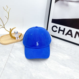 Ralph Lauren Hat Royal Blue Light Pony Curved-Brim Baseball Cap