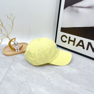 Ralph Lauren Hat Lemon Yellow Contrast Pony Baseball Cap