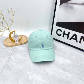Ralph Lauren Hat Mint Green Blue Pony Soft-Crown Baseball Cap