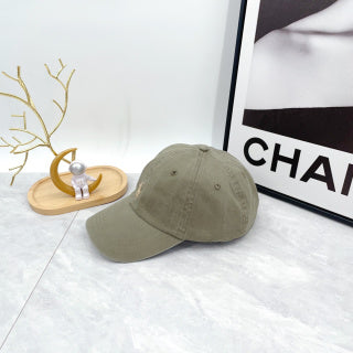 Ralph Lauren Hat Dusty Olive Cream Pony Low-Crown Baseball Cap