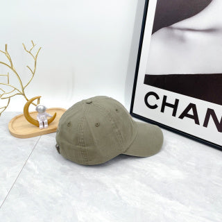 Ralph Lauren Hat Dusty Olive Cream Pony Low-Crown Baseball Cap