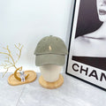 Ralph Lauren Hat Dusty Olive Cream Pony Low-Crown Baseball Cap