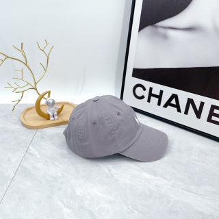 Ralph Lauren Hat Dove Gray White Pony Curved-Brim Baseball Cap