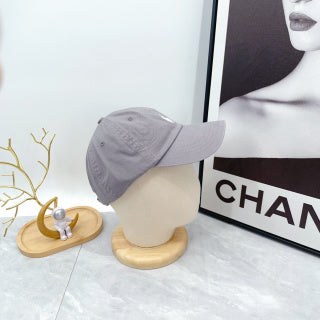 Ralph Lauren Hat Dove Gray White Pony Curved-Brim Baseball Cap