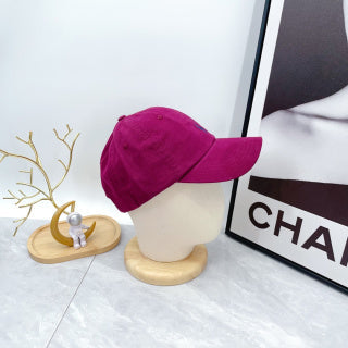 Ralph Lauren Hat Fuchsia Blue Pony Curved-Brim Baseball Cap