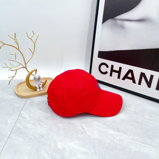 Ralph Lauren Hat Signal Red Blue Pony Low-Profile Baseball Cap