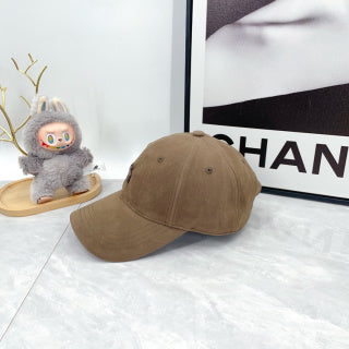 Ralph Lauren Hat Taupe Brown Contrast Pony Curved Brim Baseball Cap