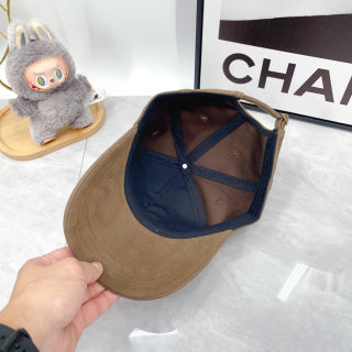 Ralph Lauren Hat Taupe Brown Contrast Pony Curved Brim Baseball Cap