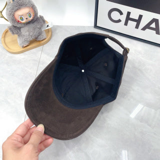 Ralph Lauren Hat Dark Chocolate Contrast Pony Curved Brim Cap
