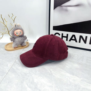 Ralph Lauren Hat Burgundy Tonal Pony Curved Brim Baseball Cap