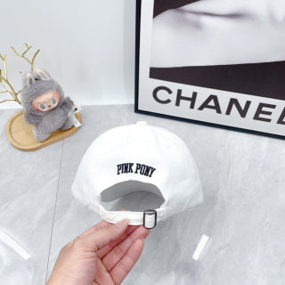 Ralph Lauren Hat White Black Pony Signature Brim Baseball Cap