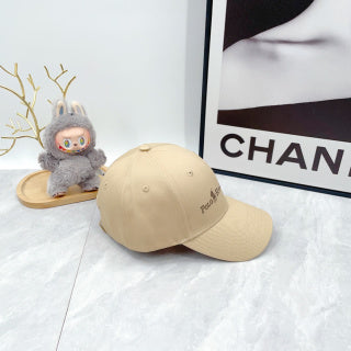 Ralph Lauren Hat Beige Wordmark Embroidered Baseball Cap