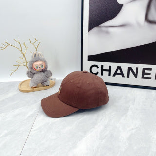 Ralph Lauren Hat Cocoa Brown Baseball Cap with Front Polo Bear Embroidery