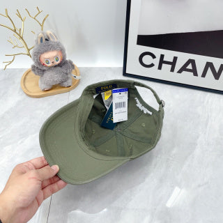 Ralph Lauren Hat Muted Olive Baseball Cap with Front Polo Bear Embroidery