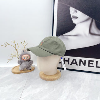 Ralph Lauren Hat Muted Olive Baseball Cap with Front Polo Bear Embroidery