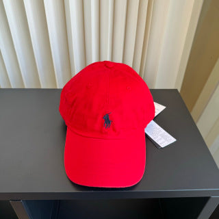 Ralph Lauren Hat True Red Dark Navy Pony Casual Baseball Cap