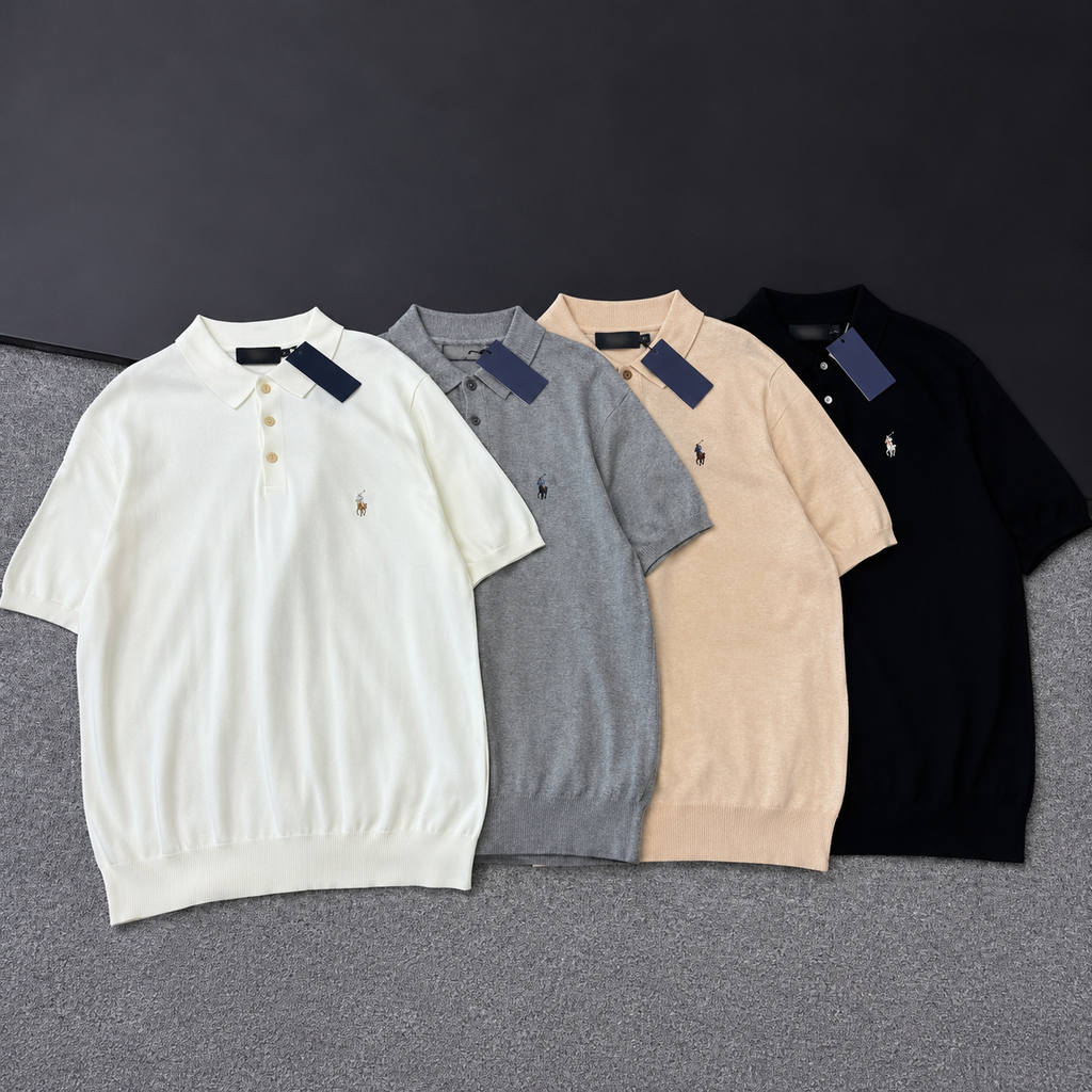 Ralph Lauren Cotton Knit Polo Shirt