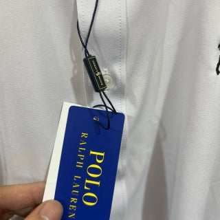 Ralph Lauren Shirt Satin Classic Button Down Long Sleeve Shirt