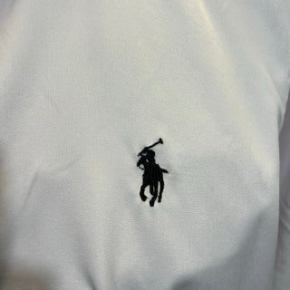 Ralph Lauren Shirt Satin Classic Button Down Long Sleeve Shirt