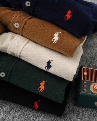Ralph Lauren Shirt Unisex Corduroy Long Sleeve Button-Up