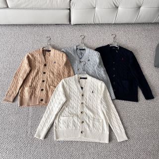 Ralph Lauren V-Neck Cable Cardigan Sweater
