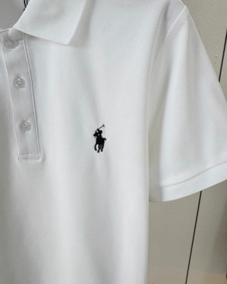 Ralph Lauren Classic Logo Cotton Knit Polo Shirt
