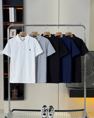 Ralph Lauren Classic Logo Cotton Knit Polo Shirt