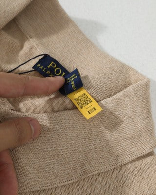 Ralph Lauren Wool-Blend Knit Polo Shirt