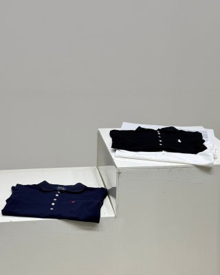 Ralph Lauren Women's Five Button Cotton Polo Shirt