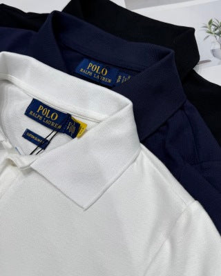 Ralph Lauren Women's Five Button Cotton Polo Shirt