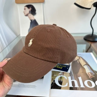 Ralph Lauren Hat Cocoa Brown Classic Pony Baseball Cap