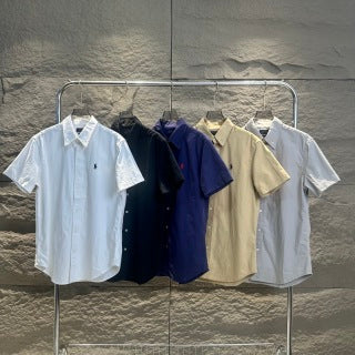 Ralph Lauren Shirt Oxford Short Sleeve Button Down Casual Shirt